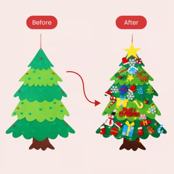 ReSet Kids DIY Felt Christmas Tree 