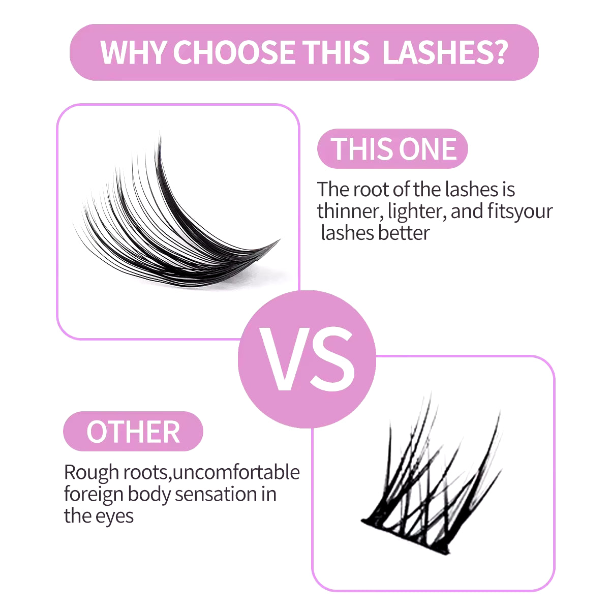 MJ DIY Lashes Extensions Kit 800Pcs Lash Clusters 80D/100D Wispy Individual Lashes Mix 9-18Mm Cluster Eyelash Extension